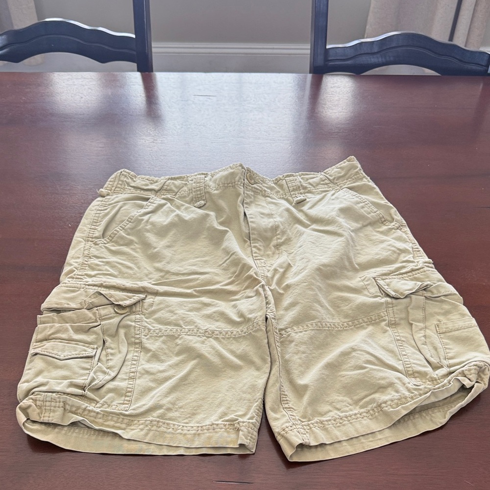 Men's Tan Cargo Shorts